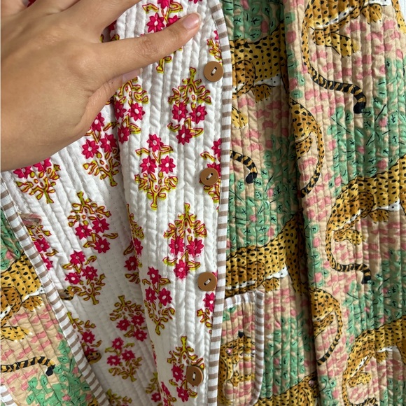 Hand made quilted jacket - Picture 6 of 7